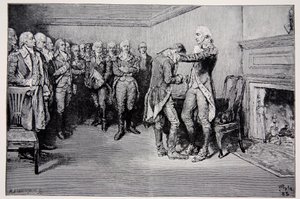 Washington Taking Leave of His Officers, December 4th 1783 by Howard Pyle